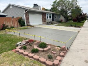 Professional concrete installation