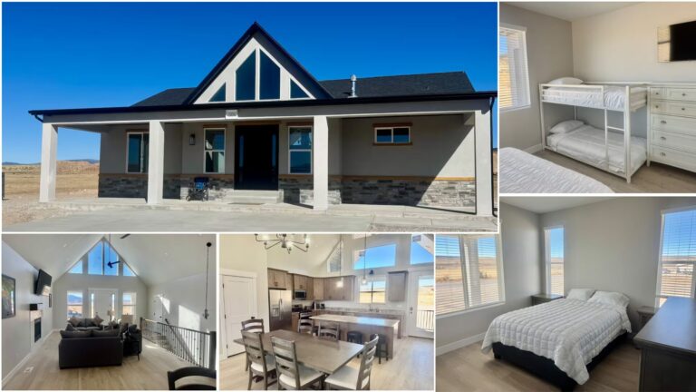 custom home cabin west jordan utah exterior and interior build